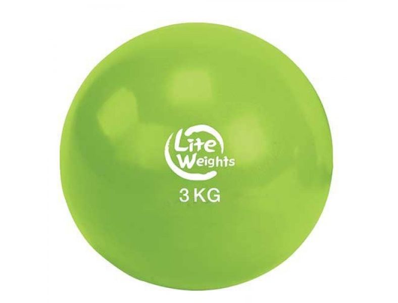 

Медбол Lite Weights 3кг Light Green 1703LW, 1703LW