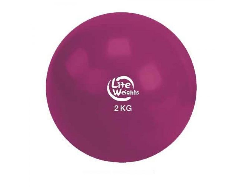 

Медбол Lite Weights 2кг Cherry 1702LW, 1702LW