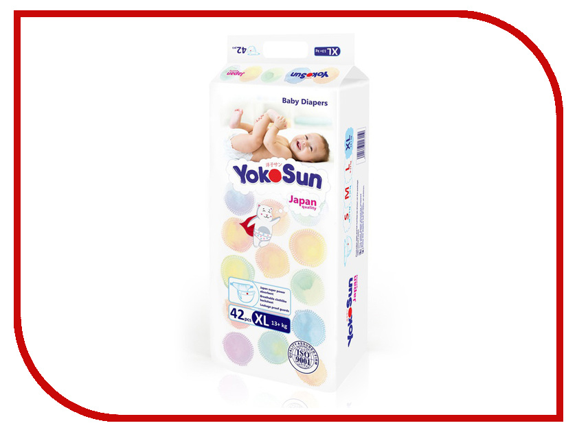 

Подгузники YokoSun XL 13-20кг 42шт