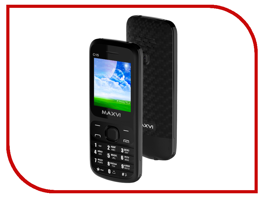 фото Сотовый телефон Maxvi C15 Black