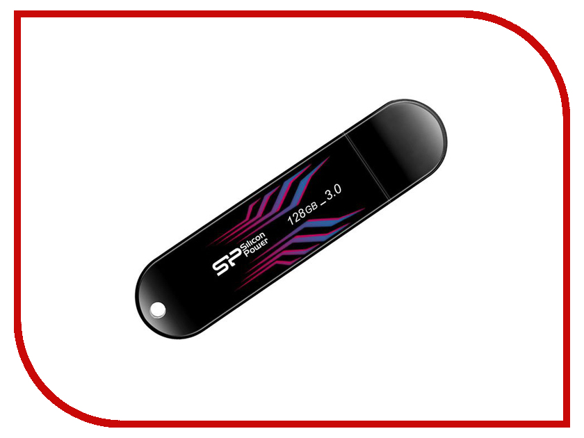 

USB Flash Drive 128Gb - Silicon Power Blaze B10 Black SP128GBUF3B10V1B