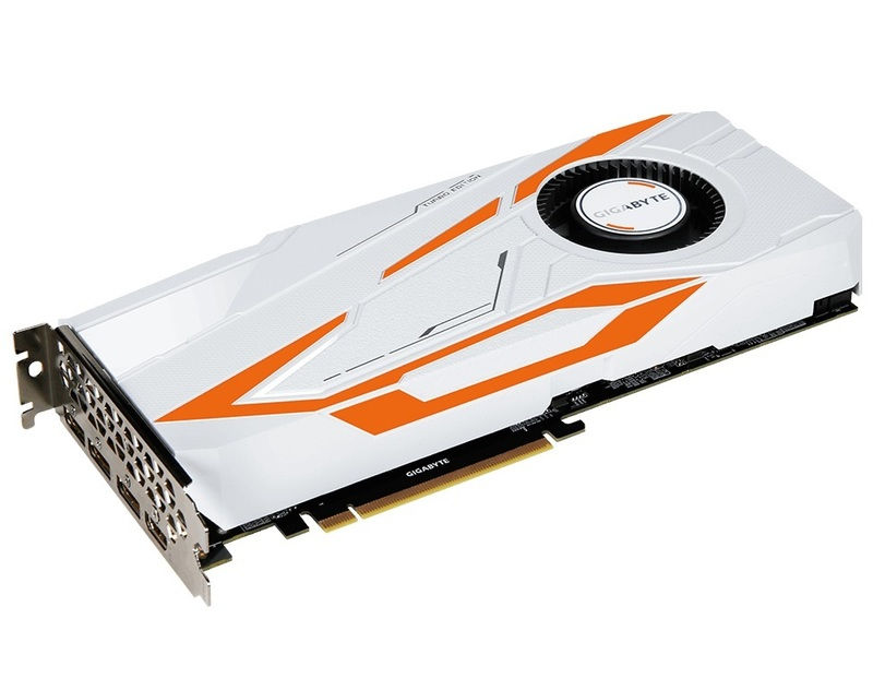 

Видеокарта GigaByte GeForce GTX 1080 Ti Turbo 1480Mhz PCI-E 3.0 11264Mb 11010Mhz 352 bit DVI HDMI HDCP GV-N108TTURBO-11GD, GV-N108TTURBO-11GD