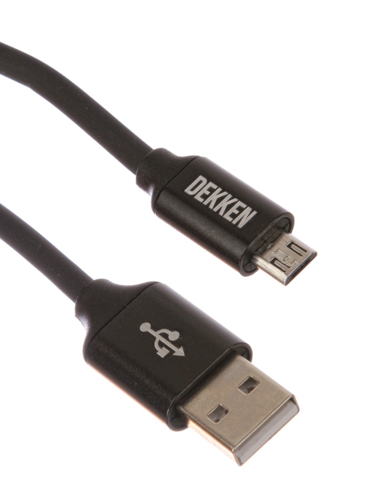 

Аксессуар Dekken USB - microUSB 1m Black 20911, 20911
