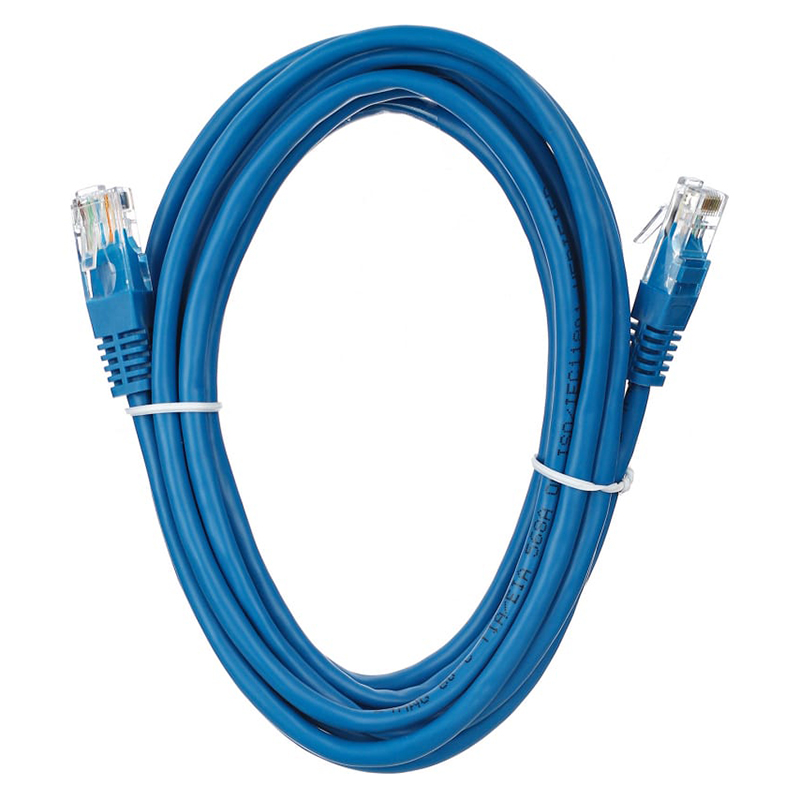 Сетевой кабель AOpen UTP cat.5e ANP511 3m Blue сетевой кабель aopen utp cat 5e anp511 10m grey anp511 10m