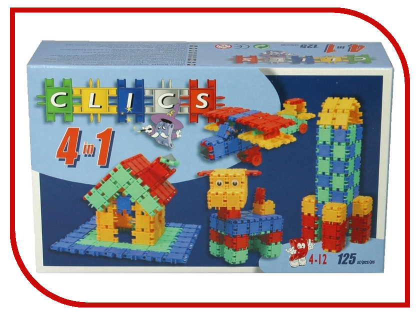 

Конструктор CLICS 125 дет. M125