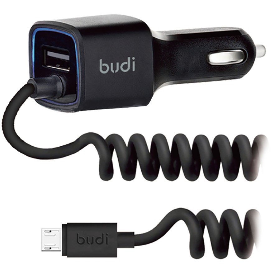 фото Зарядное устройство Budi M8J066M MicroUSB 2.4A Black