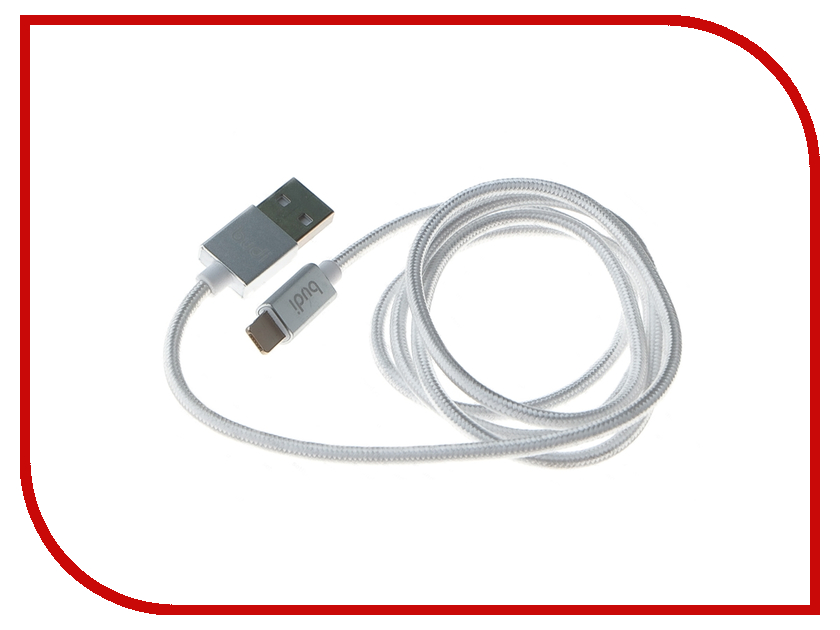 фото Аксессуар Budi USB - MicroUSB + Lightning M8J175 1m Silver