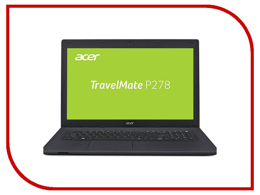 фото Ноутбук Acer TravelMate TMP278-M-30ZX NX.VBPER.011 (Intel Core i3-6006U 2.0 GHz/4096Mb/500Gb/No ODD/Intel HD Graphics/Wi-Fi/Cam/17.3/1600x900/Windows 10 64-bit)