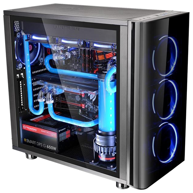 

Корпус Thermaltake View 31 Tempered Glass Black CA-1H8-00M1WN-00, View 31 Tempered Glass