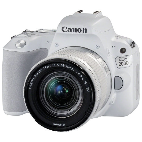 

Фотоаппарат Canon EOS 200D Kit EF-S 18-55 mm f/4-5.6 IS STM White, EOS 200D Kit EF-S 18-55mm f/4-5.6 IS STM