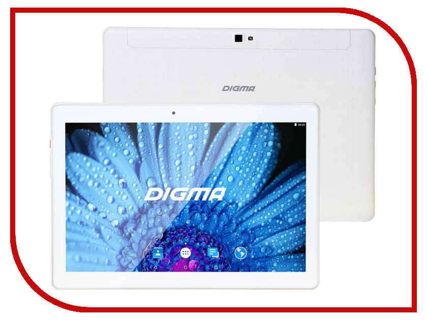 фото Планшет Digma Plane 1512 3G White PS1120MG (MT8321 1.3 GHz/2048Mb/16Gb/Wi-Fi/3G/Bluetooth/Cam/10.1/1280x800/Android) 432333