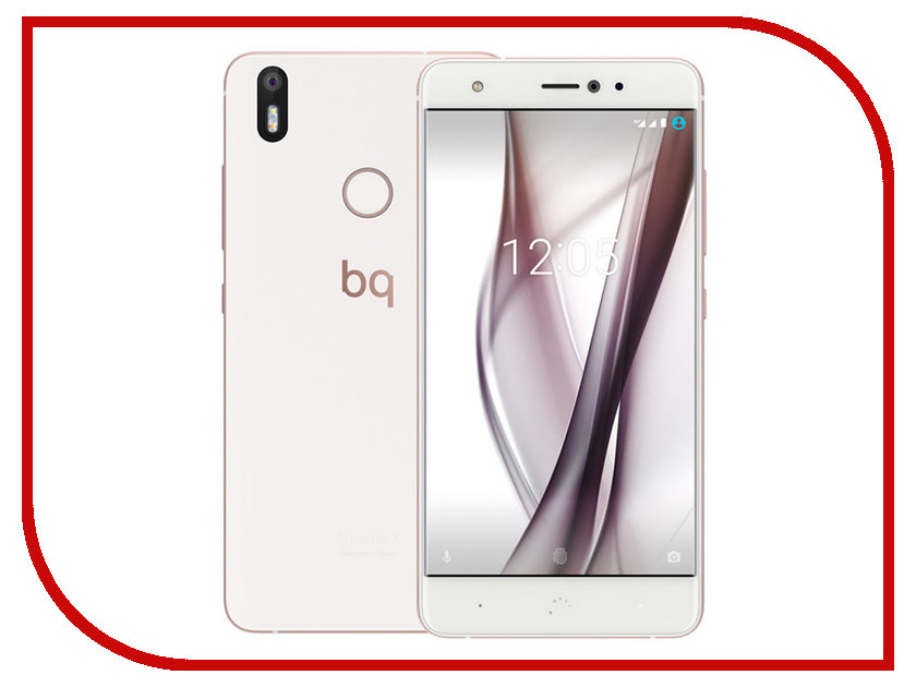 фото Сотовый телефон BQ Aquaris X 32Gb White-Pearl Rose