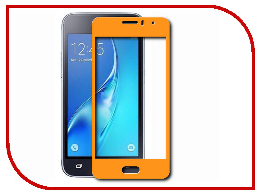 

Аксессуар Закаленное стекло DF Full Screen для Samsung Galaxy J1 mini Prime SM-J106 sColor-25 Gold, sColor-25