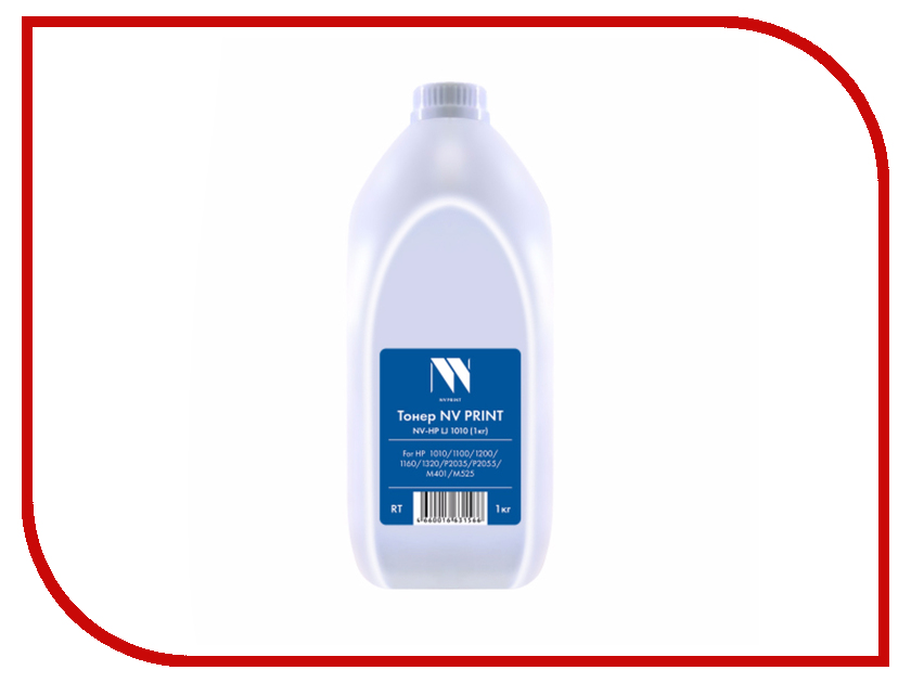 

Тонер NV Print NV-HP LJ 1010 1кг для HP 1010/1100/1200/1160/1320/P2035/2055/M401/M252/1000w/1300/3020/3030/3050/5200/LBP6300/6310/6650/6670/MF5840/5880/5940