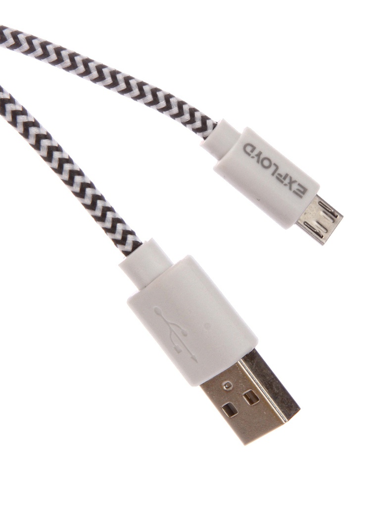 фото Аксессуар Exployd USB - microUSB 1m Black EX-K-190