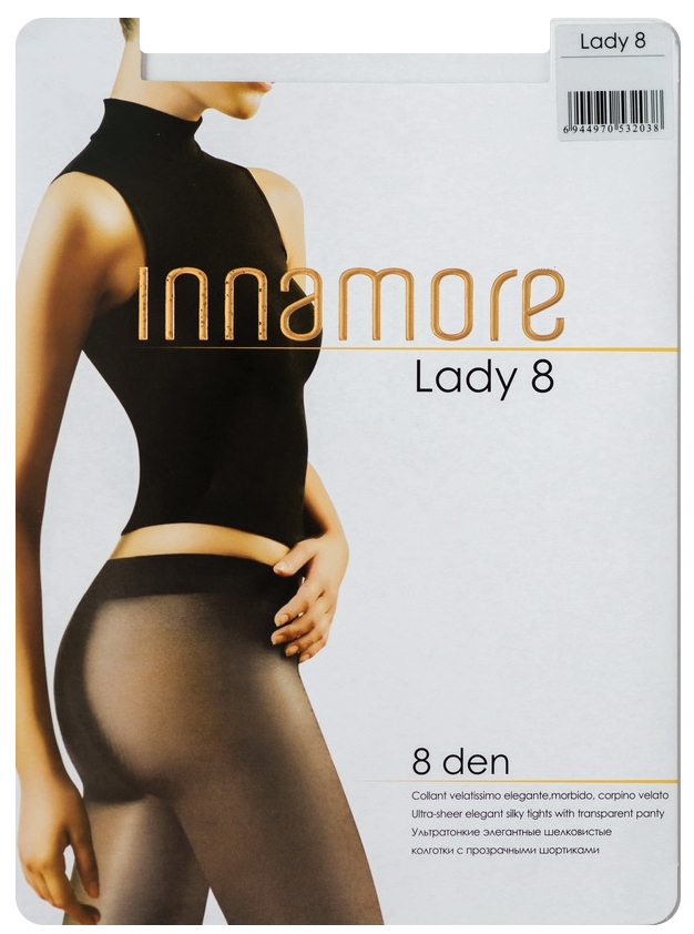 

Колготки Innamore Lady размер 4 плотность 8 Den Nero, Lady