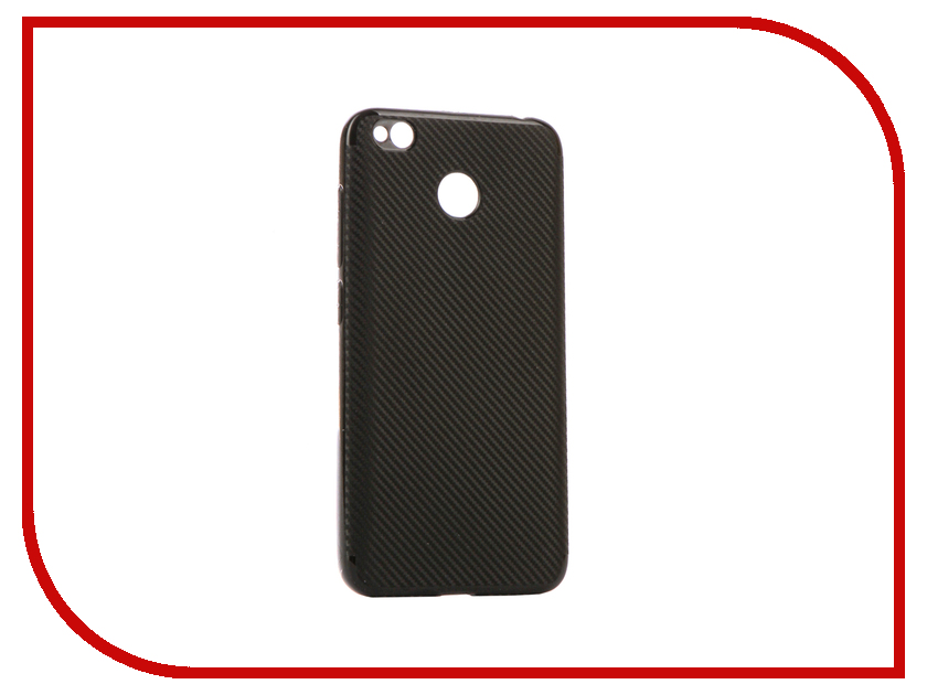 фото Аксессуар Чехол Xiaomi Redmi 4X Zibelino Cover Back Carbon Black ZCBC-XIA-RDM-4X-BLK