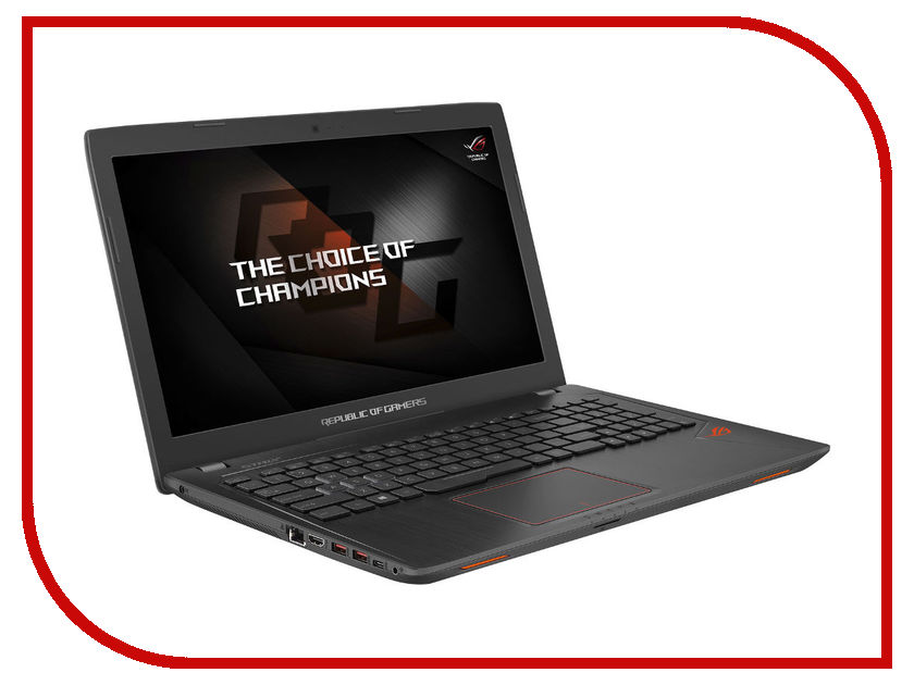 фото Ноутбук ASUS ROG GL553VD-FY372T 90NB0DW3-M05150 (Intel Core i7-7700HQ 2.8 GHz/16384Mb/1000Gb + 256Gb SSD/DVD-RW/nVidia GeForce GTX 1050 4096Mb/Wi-Fi/Cam/15.6/1920x1080/Windows 10 64-bit)