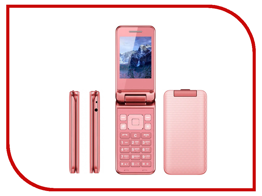 фото Сотовый телефон Vertex S106 Flip Pink