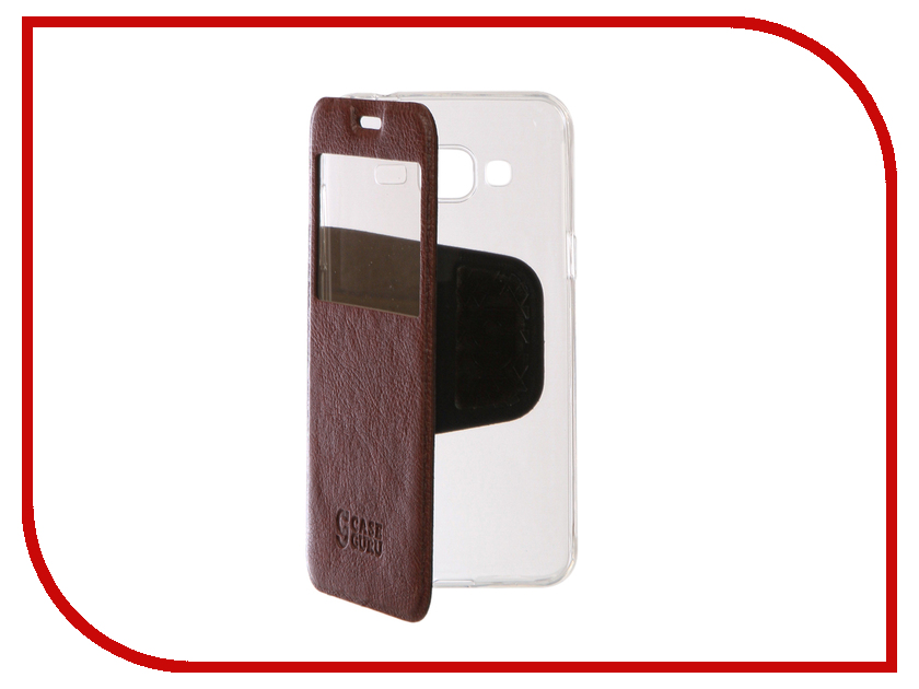 фото Аксессуар Чехол Samsung Galaxy J3 2016 CaseGuru Ulitmate Case Rich Brown 95518