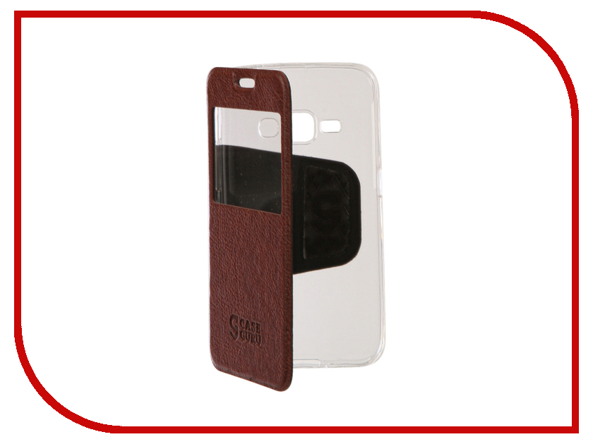 фото Аксессуар Чехол Samsung Galaxy J1 2016 CaseGuru Ulitmate Case Rich Brown 95517