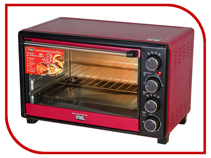 

Мини печь Gfgril GFO-30 Grill Plus