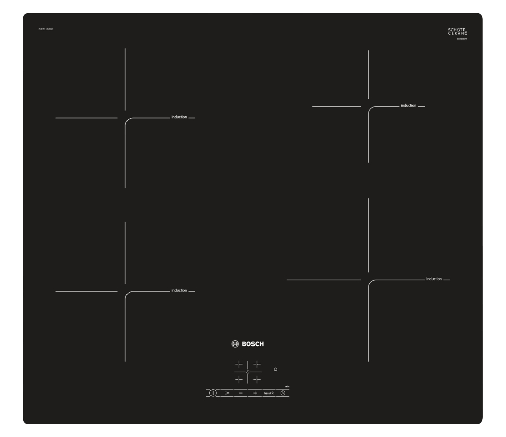 

Варочная панель Bosch PIE611BB1E, PIE611BB1E