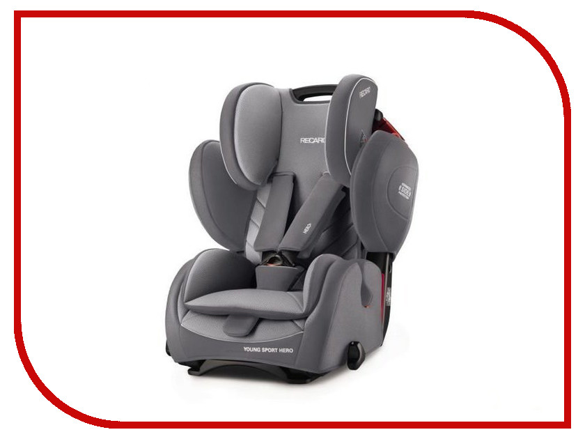 

Автокресло группа 1/2/3 (9-36 кг) Recaro Young Sport Hero Alluminum Grey
