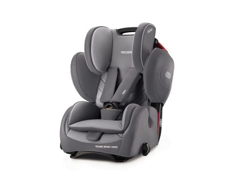 

Автокресло группа 1/2/3 (9-36 кг) Recaro Young Sport Hero Alluminum Grey, Young Sport Hero