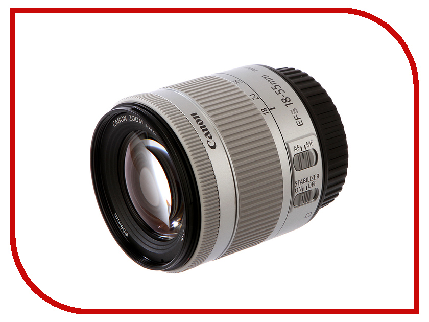 

Объектив Canon EF-S 18-55 mm F/3.5-5.6 IS STM KIT Silver