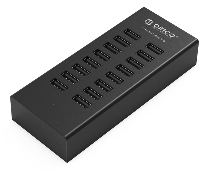 

Хаб USB Orico H1613-U2-BK 16-Ports, H1613-U2-BK