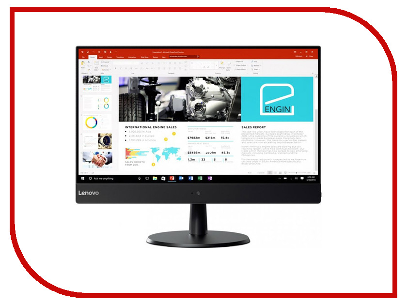 фото Моноблок Lenovo V510z 10NQ001QRU (Intel Core i5-7400T 2.4 GHz/8192Mb/1Tb/DVD-RW/Intel HD Graphics 630/Wi-Fi/Cam/23/1920x1080/Win 10 Pro)
