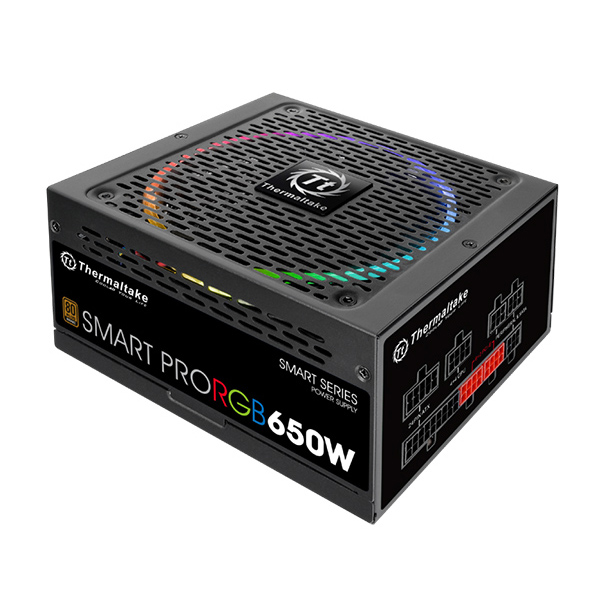 Блок питания Thermaltake Smart Pro RGB 650W PS-SPR-0650FPCBEU-R