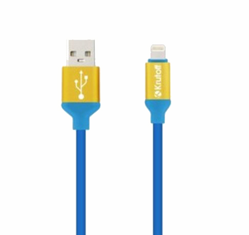 

Аксессуар Krutoff Lightning U2-120i Strong 1.2m Blue 14731, U2-120i Strong