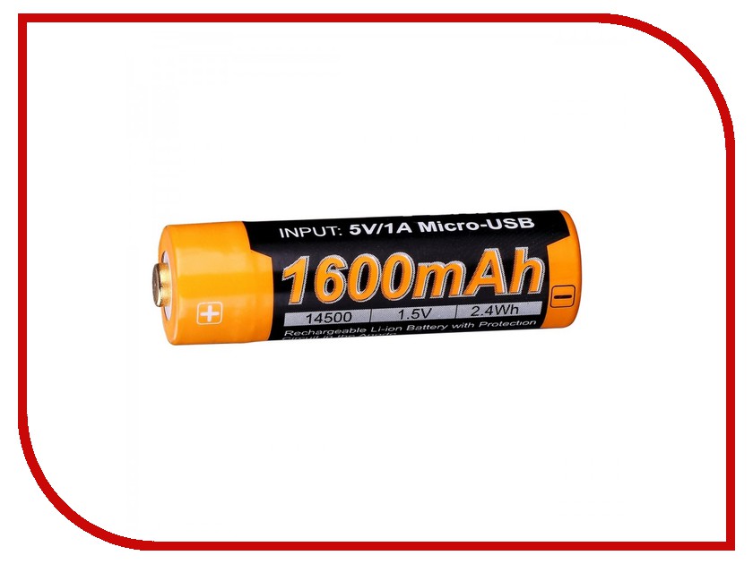 фото Аккумулятор Fenix 14500 1600 mAh ARB-L14-1600U (1 штука)