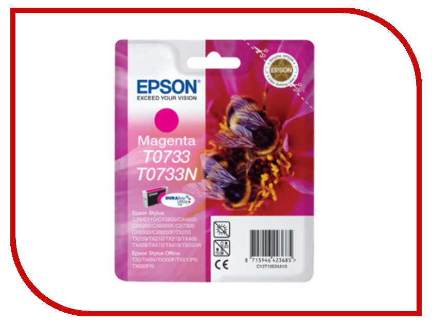 

Картридж Epson T0733 C13T10534A10 Magenta