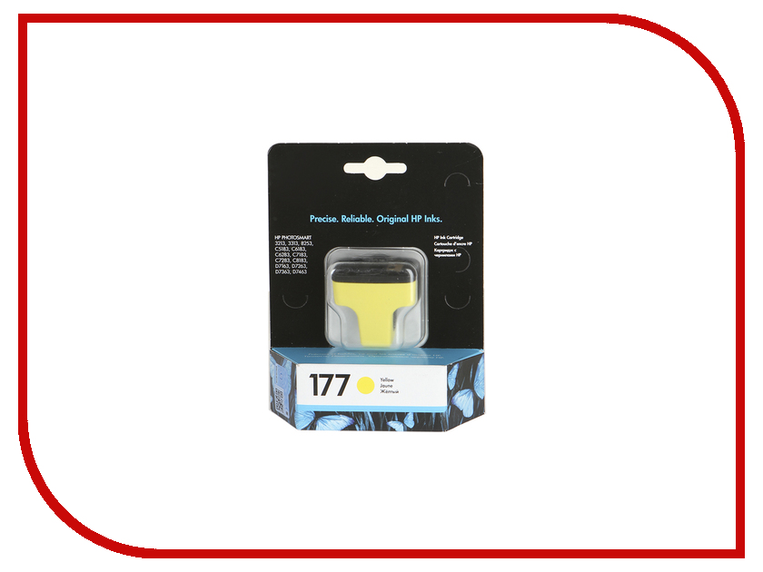 

Картридж HP 177 C8773HE Yellow для 3213/3313/8253