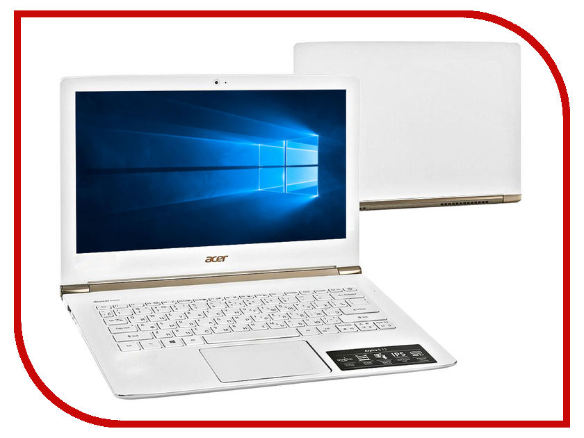 фото Ноутбук Acer Aspire S5-371 NX.GCJER.009 (Intel Core i3-6100U 2.3 GHz/4096Mb/128Gb SSD/No ODD/Intel HD Graphics/Wi-Fi/Bluetooth/Cam/13.3/1920x1080/Windows 10 64-bit)