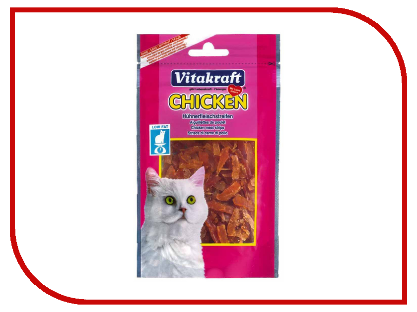 

Лакомство Vitakraft Соломка с Курицей 50g для кошек 66349