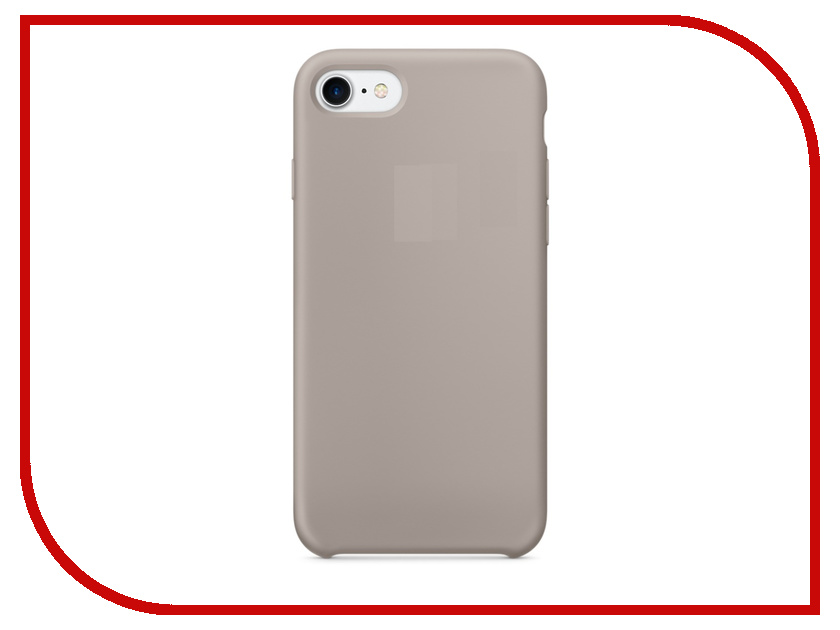 фото Аксессуар Чехол APPLE iPhone 7 Silicone Case Gray MQ0L2ZM/A