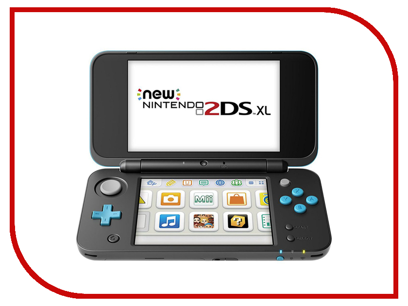 фото Игровая приставка Nintendo 2DS XL Black-Turquoise ConNd2D9