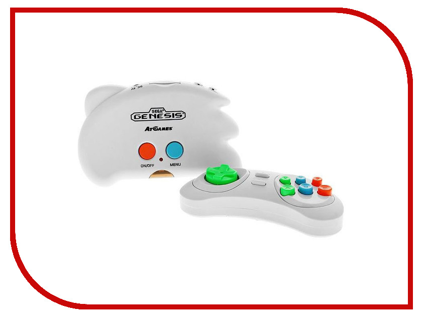 фото Игровая приставка SEGA Genesis Nano Trainer White + 390 игр
