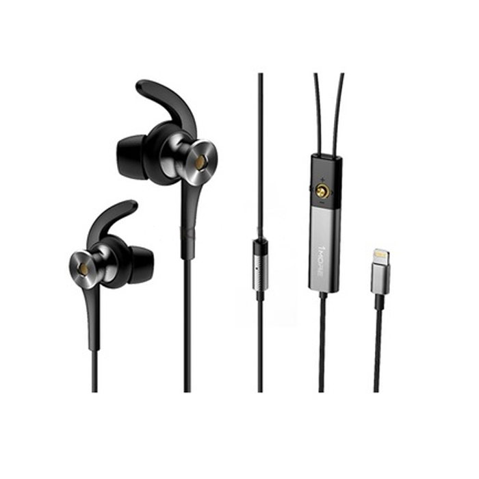 

Xiaomi 1More E1004 Dual Driver LTNG ANC In-Ear Headphone Grey 1MEJE0020, E1004 Dual Driver LTNG ANC In-Ear Headphone