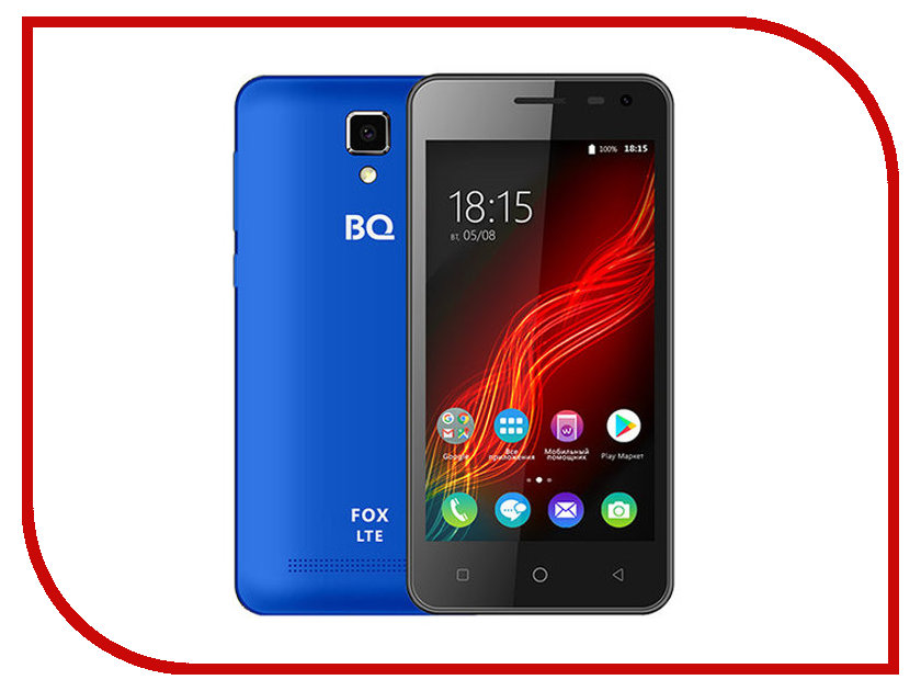 фото Сотовый телефон BQ 4500L Fox LTE Blue