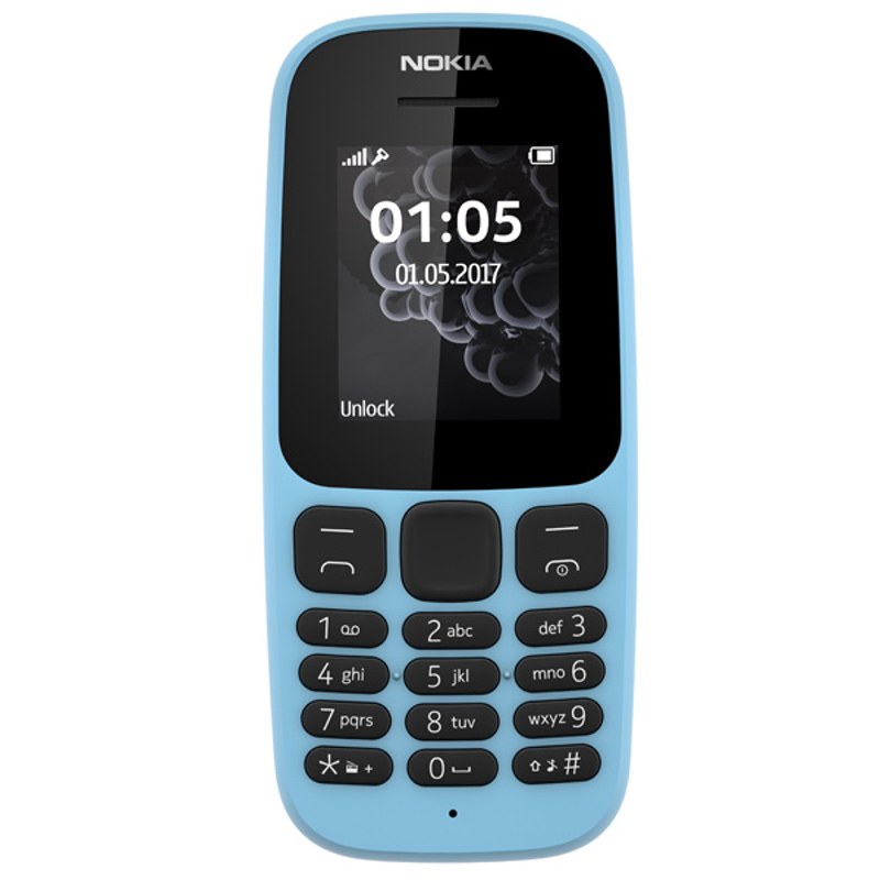 

Сотовый телефон Nokia 105 (TA-1010) Blue, 105