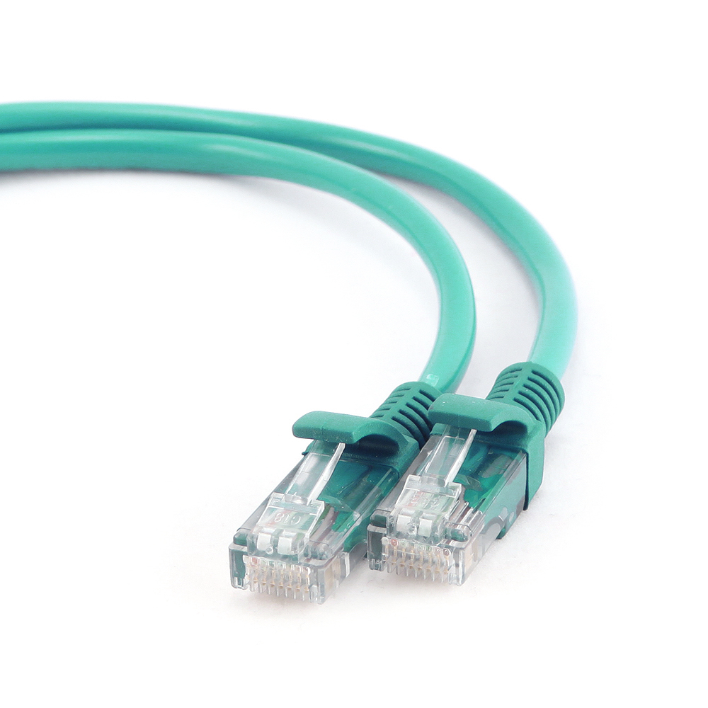 цена Сетевой кабель Gembird Cablexpert UTP cat.5e 5m Green PP12-5M/G
