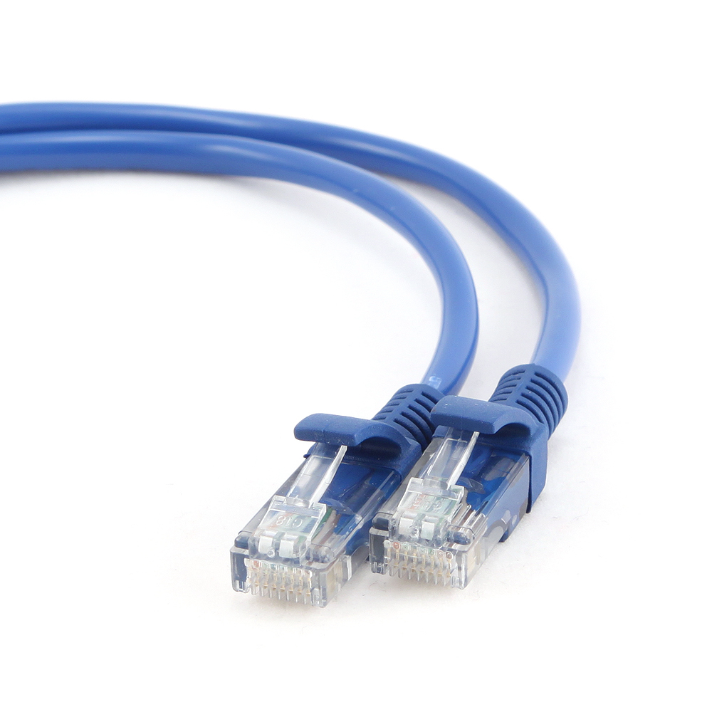 Сетевой кабель Gembird Cablexpert UTP cat.5e 5m Blue PP12-5M/B