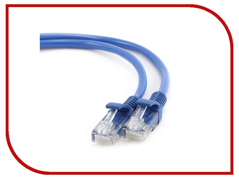 фото Сетевой кабель Gembird Cablexpert UTP cat.5e 3m Blue PP12-3M/B