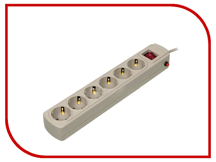 

Сетевой фильтр Ippon BK-112 6 Sockets 1.8m White