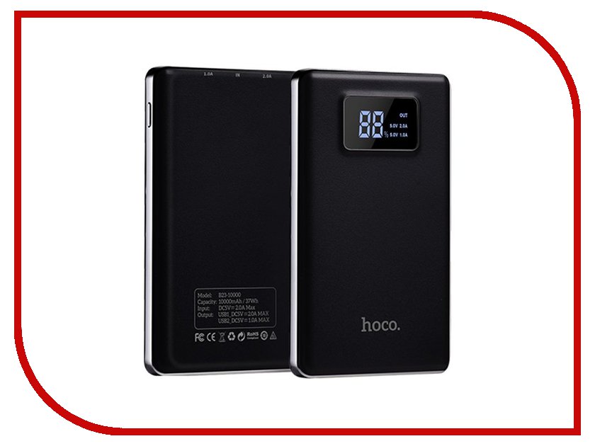 

Аккумулятор HOCO B23 Flowed 10000mAh Black